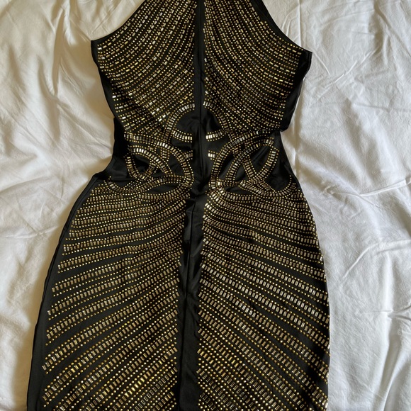 NWOT 🎂Birthday Sexy dress in Gold - Picture 5 of 10